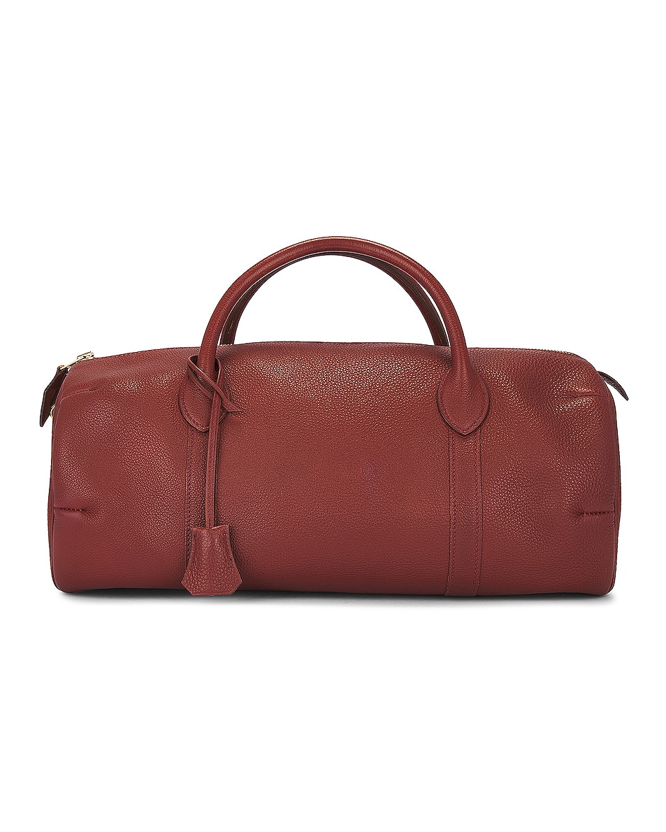 Image 1 of FWRD Renew Hermes Mademoiselle Leather Handbag in Brown