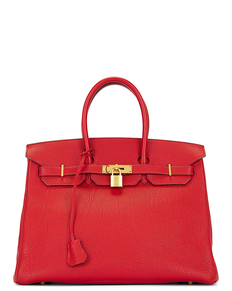 Image 1 of FWRD Renew Hermes Birkin Handbag in Red