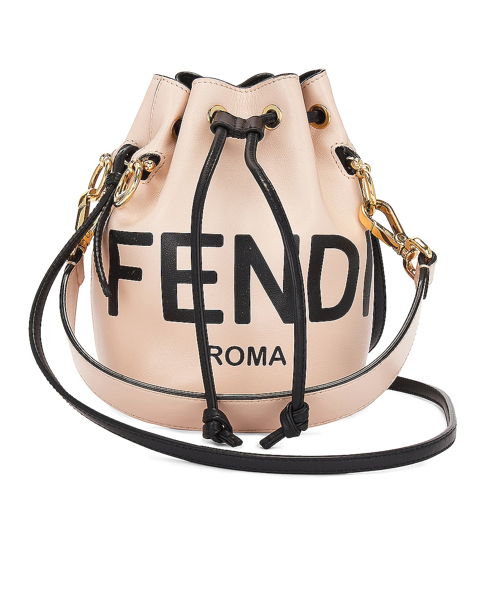 Image 1 of FWRD Renew Fendi Mon Tresor Bucket Bag in Beige