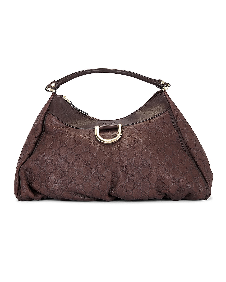 Image 1 of FWRD Renew Gucci Guccissima Handbag in Brown