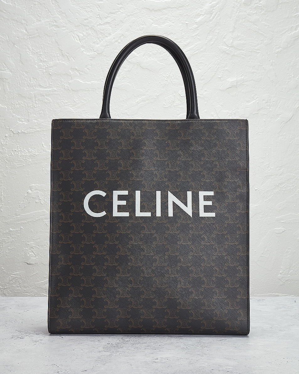 Image 2 of FWRD Renew Celine Vertical Cabas Tote Bag in Brown