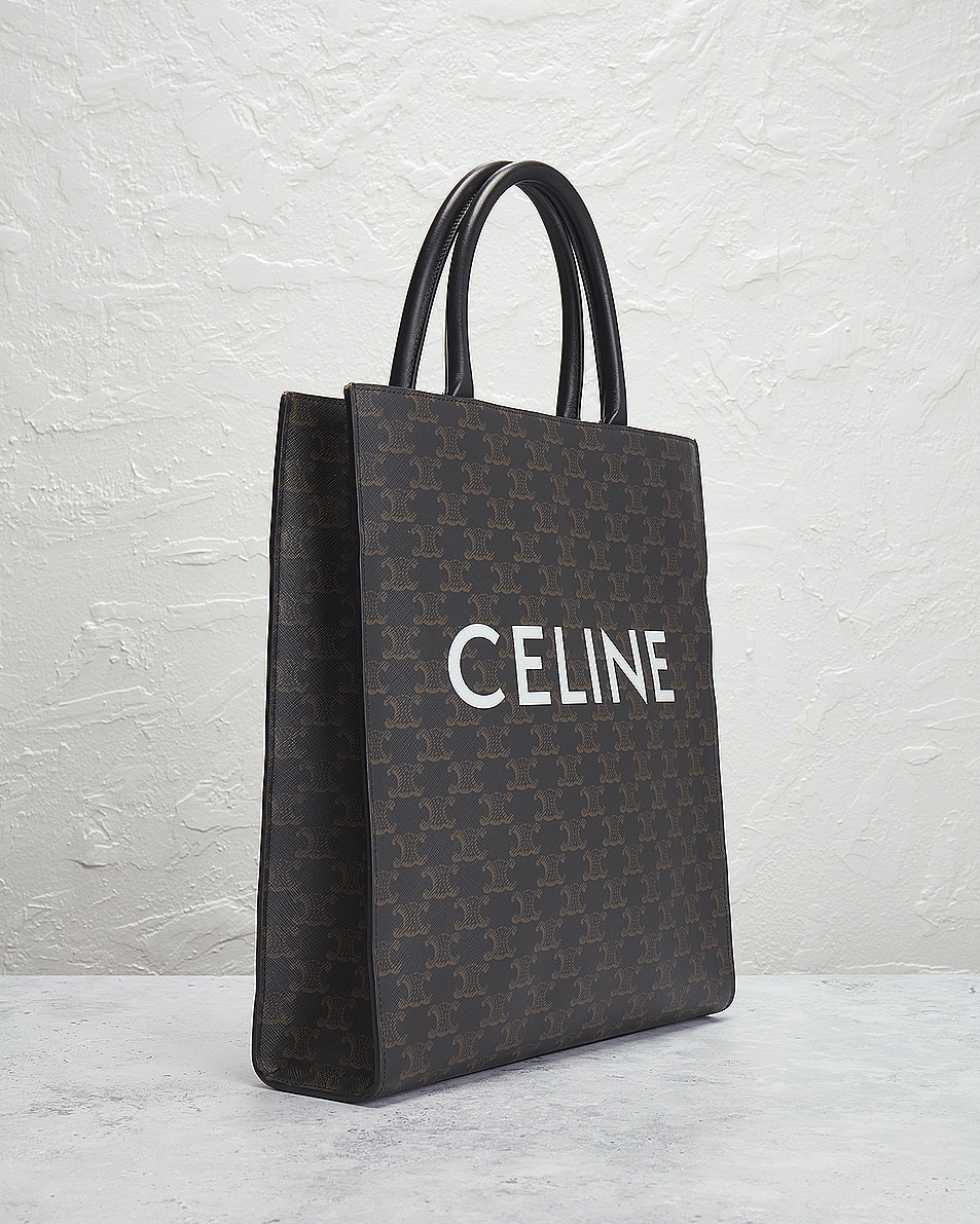 Image 4 of FWRD Renew Celine Vertical Cabas Tote Bag in Brown