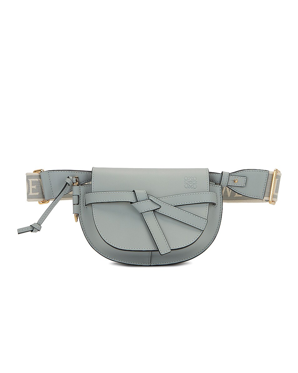 Image 1 of FWRD Renew Loewe Gate Dual Mini Bag in Ash Grey
