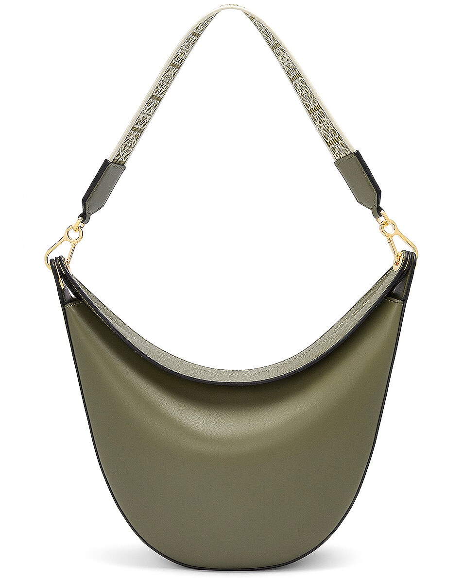 Image 1 of FWRD Renew Loewe Luna Bag in Avocado Green
