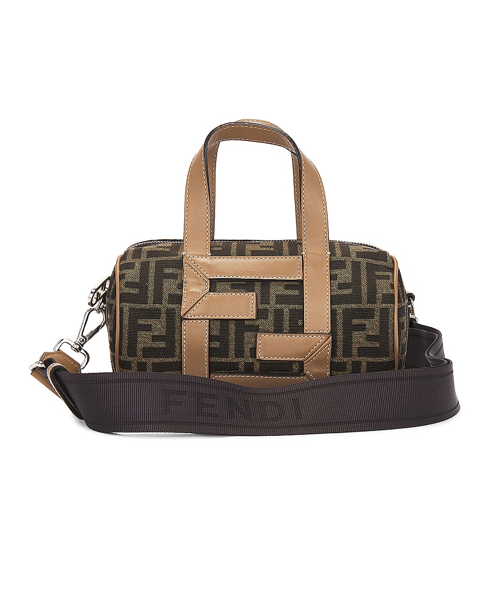 Image 1 of FWRD Renew Fendi Zucca Handbag in Brown