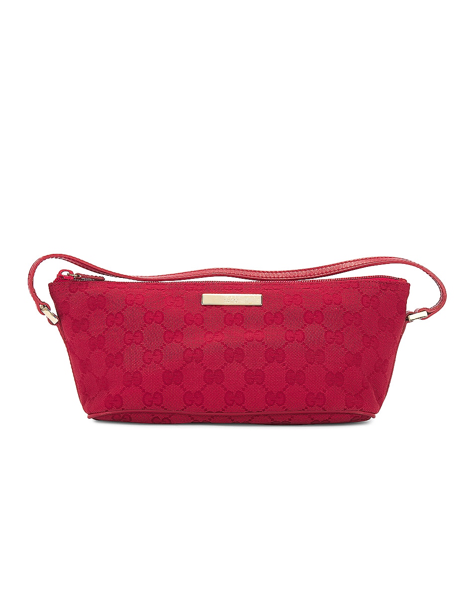 Image 1 of FWRD Renew Gucci GG Shoulder Bag in Red