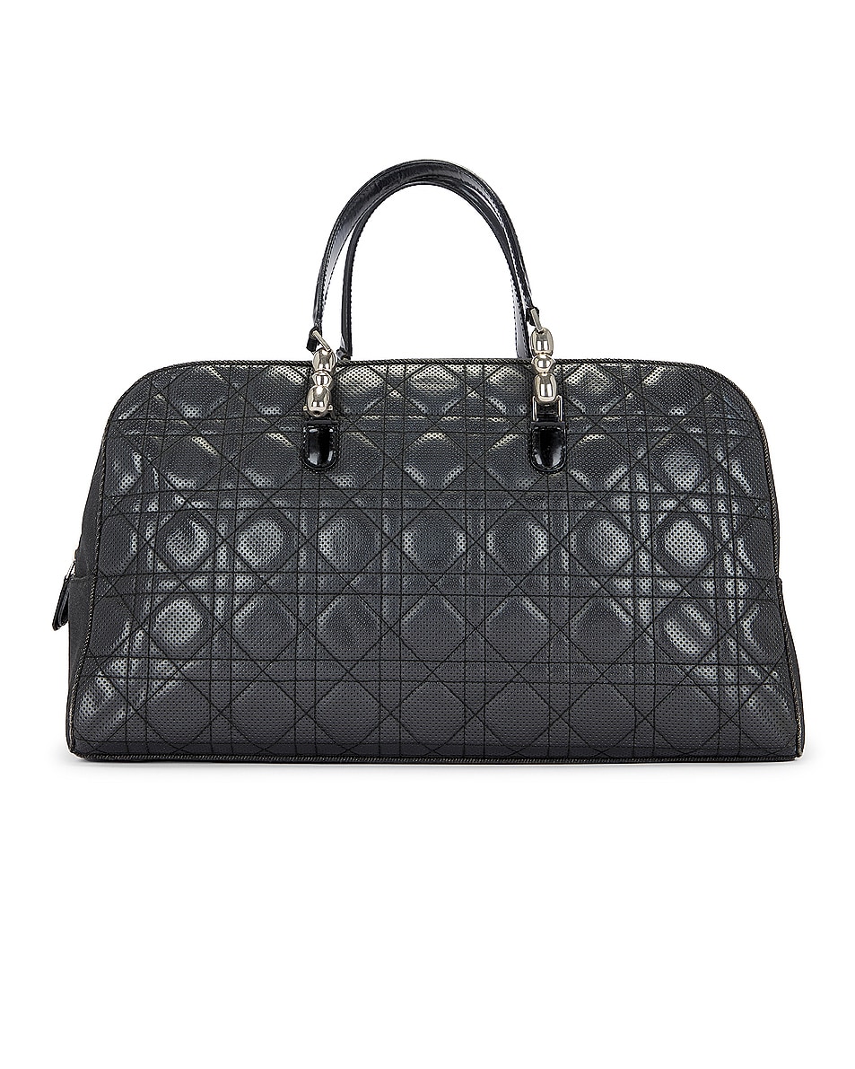 Image 1 of FWRD Renew Dior Cannage Malice Handbag in Black