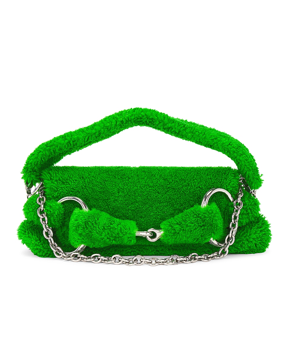 Image 1 of FWRD Renew Gucci Horsebit Shoulder Bag in Green