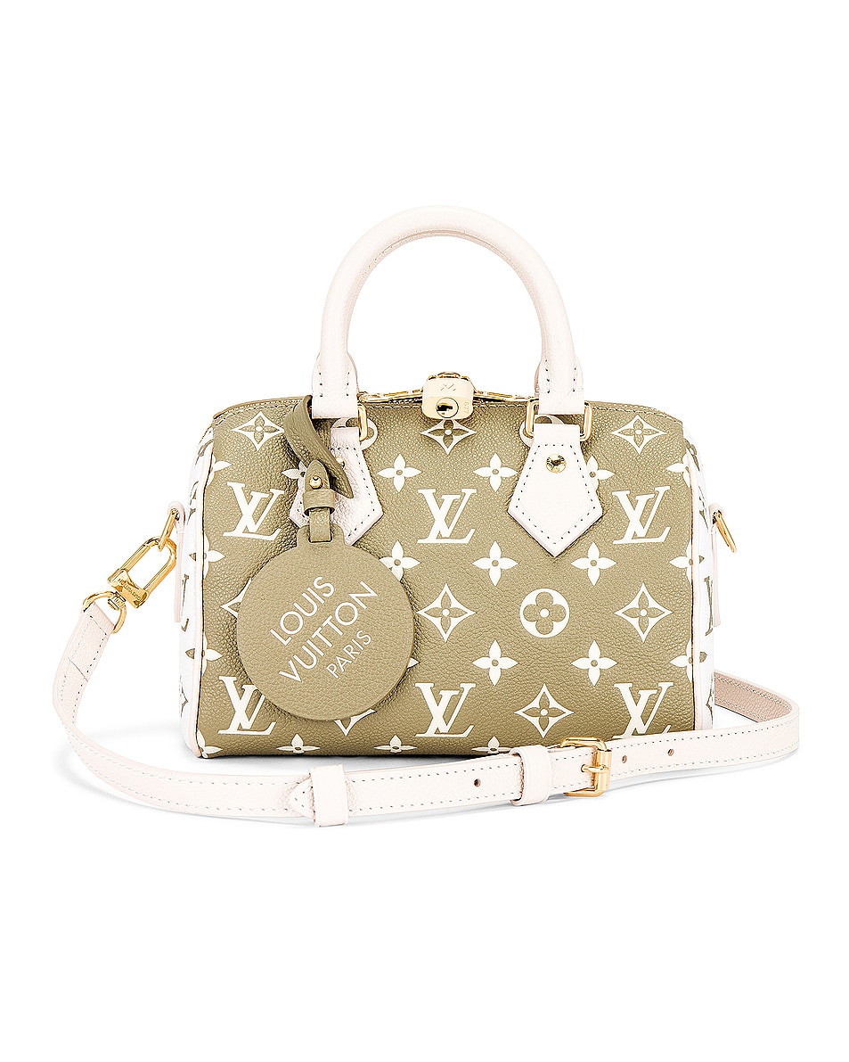 Image 1 of FWRD Renew Louis Vuitton Speedy Bandouliere 20 Handbag in Sage