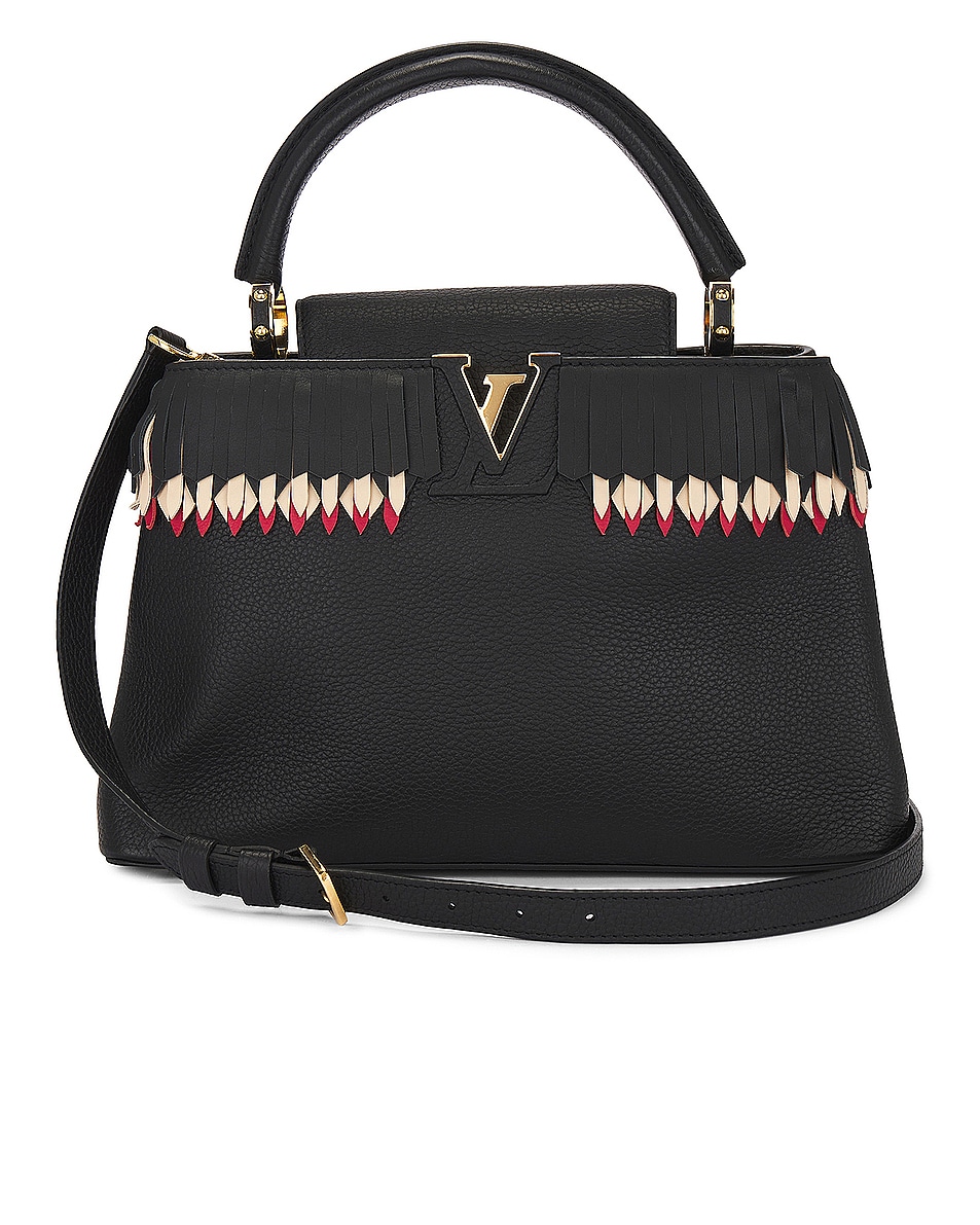 Image 1 of FWRD Renew Louis Vuitton Capucines Handbag in Black