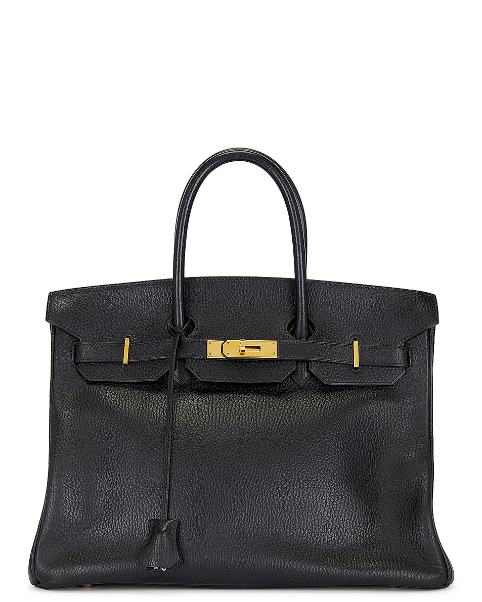 Image 1 of FWRD Renew Hermes Birkin 35 Handbag in Black