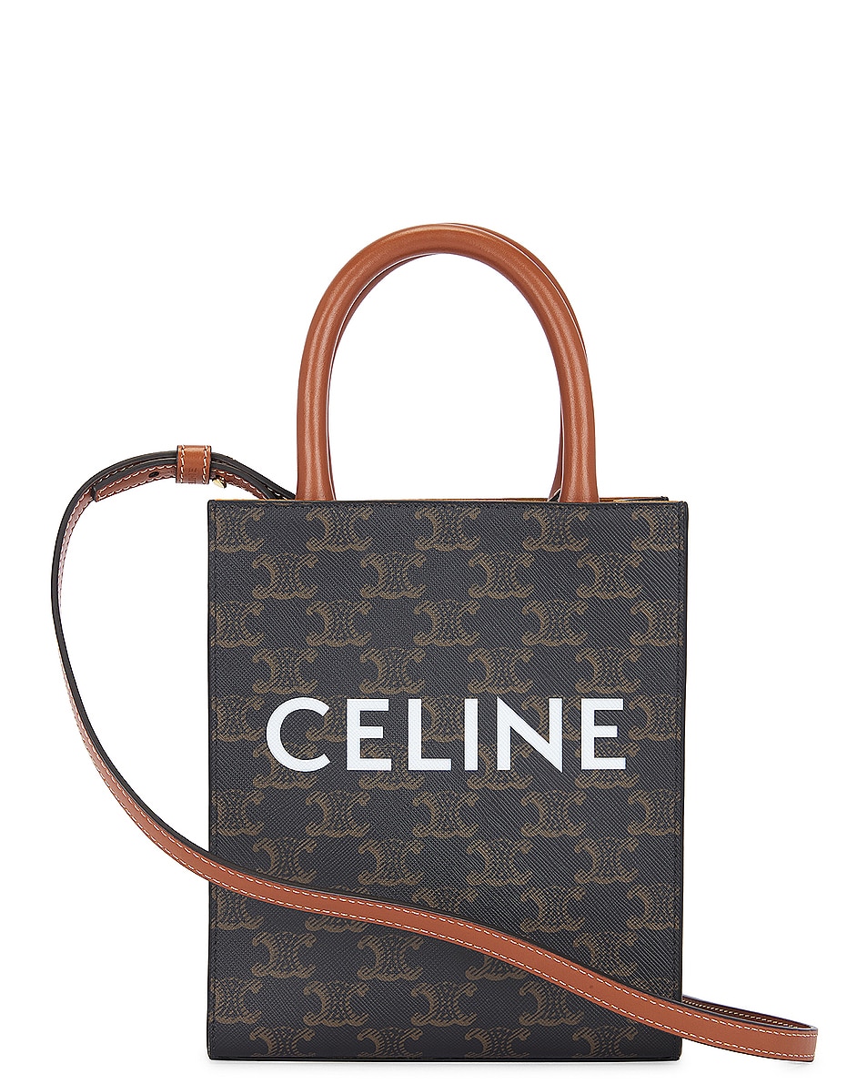 Image 1 of FWRD Renew Celine Vertical Cabas Triomphe Handbag in Brown