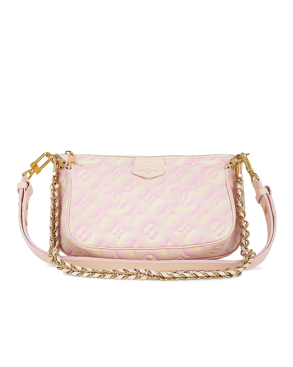 Image 1 of FWRD Renew Louis Vuitton Monogram Pochette Accessories Shoulder Bag in Pink