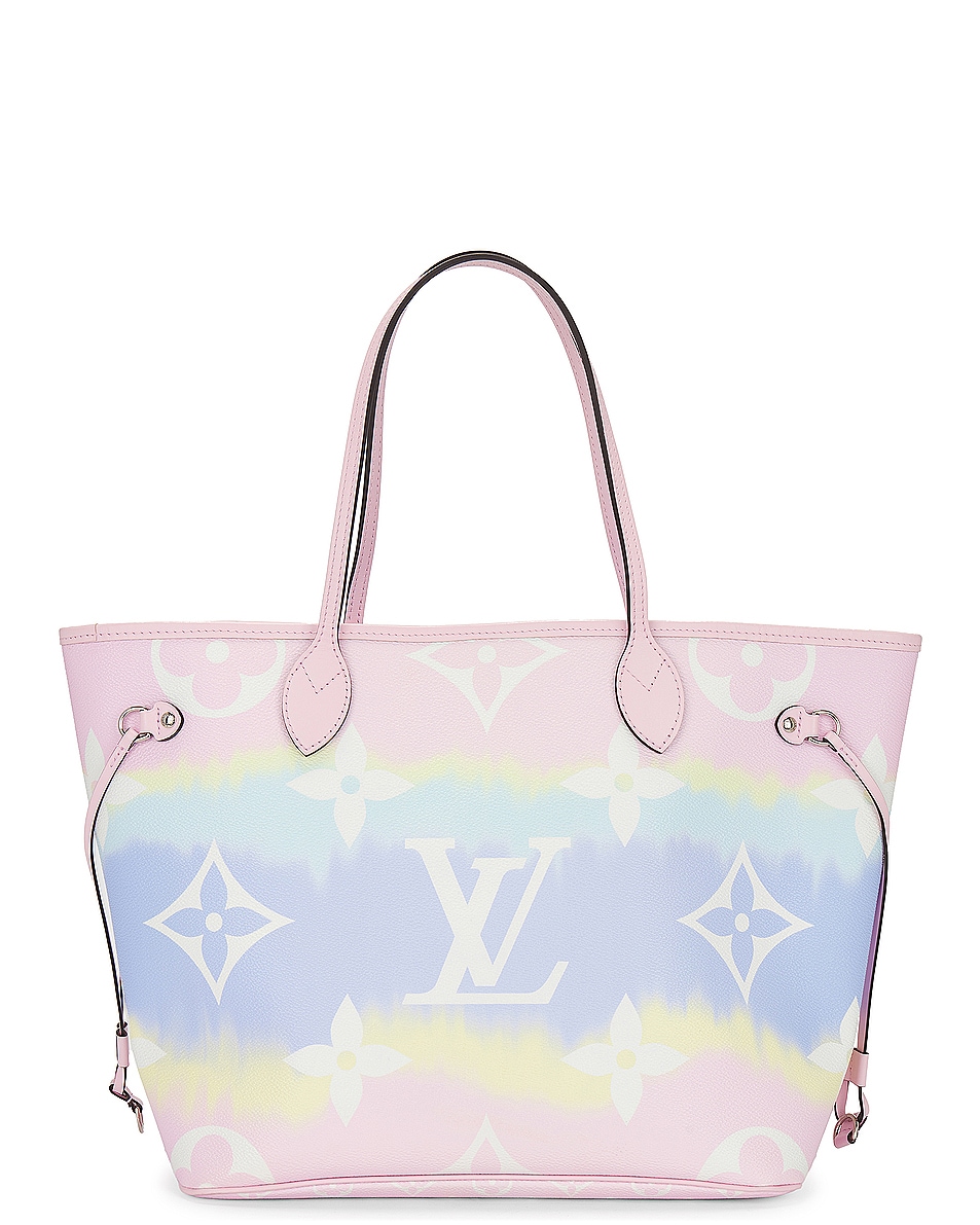 Image 1 of FWRD Renew Louis Vuitton Escale Neverfull MM Tote Bag in Multi