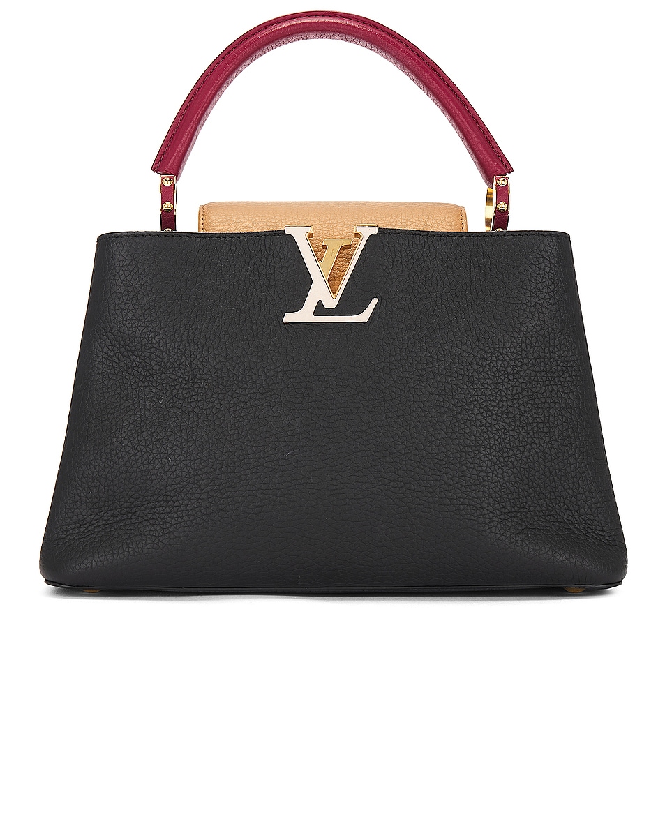 Image 1 of FWRD Renew Louis Vuitton Taurillon Capucines Handbag in Black