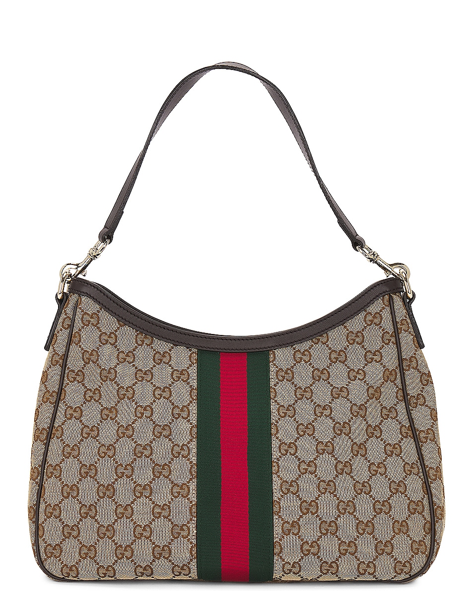Image 1 of FWRD Renew Gucci GG Shoulder Bag in Beige