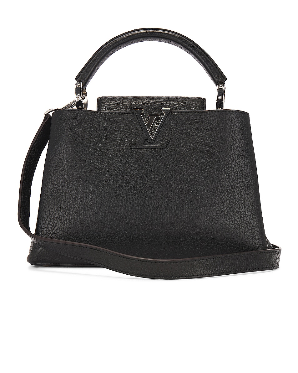 Image 1 of FWRD Renew Louis Vuitton Capucines BB Handbag in Black