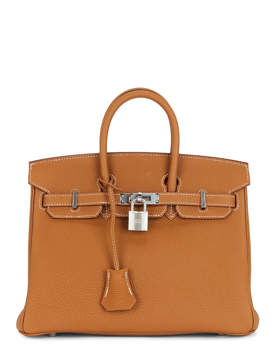 Image 1 of FWRD Renew Hermes Togo Birkin 25 Handbag in Gold