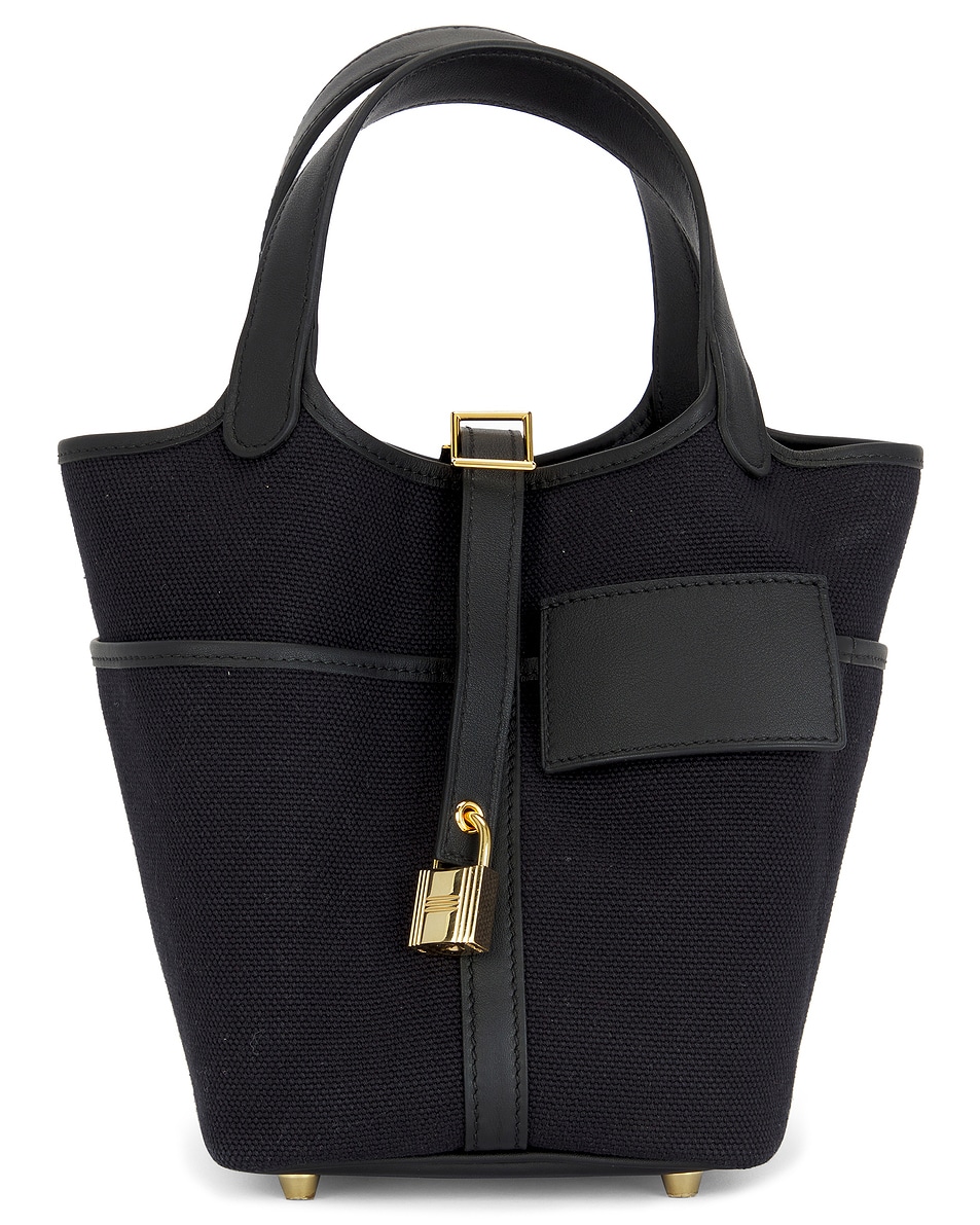 Image 1 of FWRD Renew Hermes Picotin Lock Handbag in Black