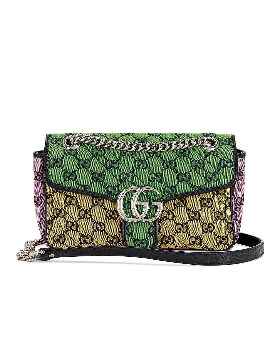 Image 1 of FWRD Renew Gucci GG Marmont Shoulder Bag in Multi