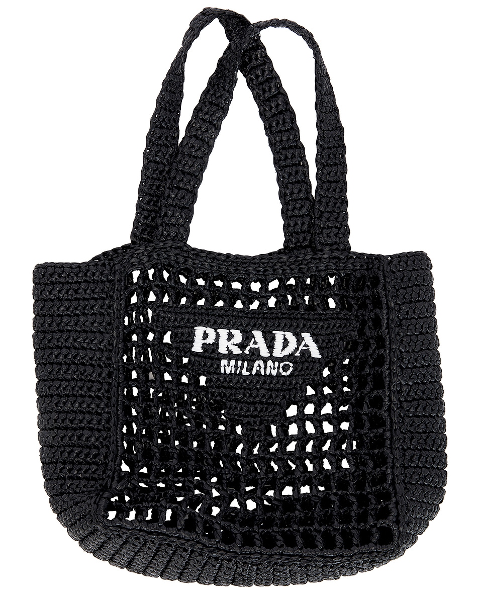 Image 1 of FWRD Renew Prada Tote Bag in Black