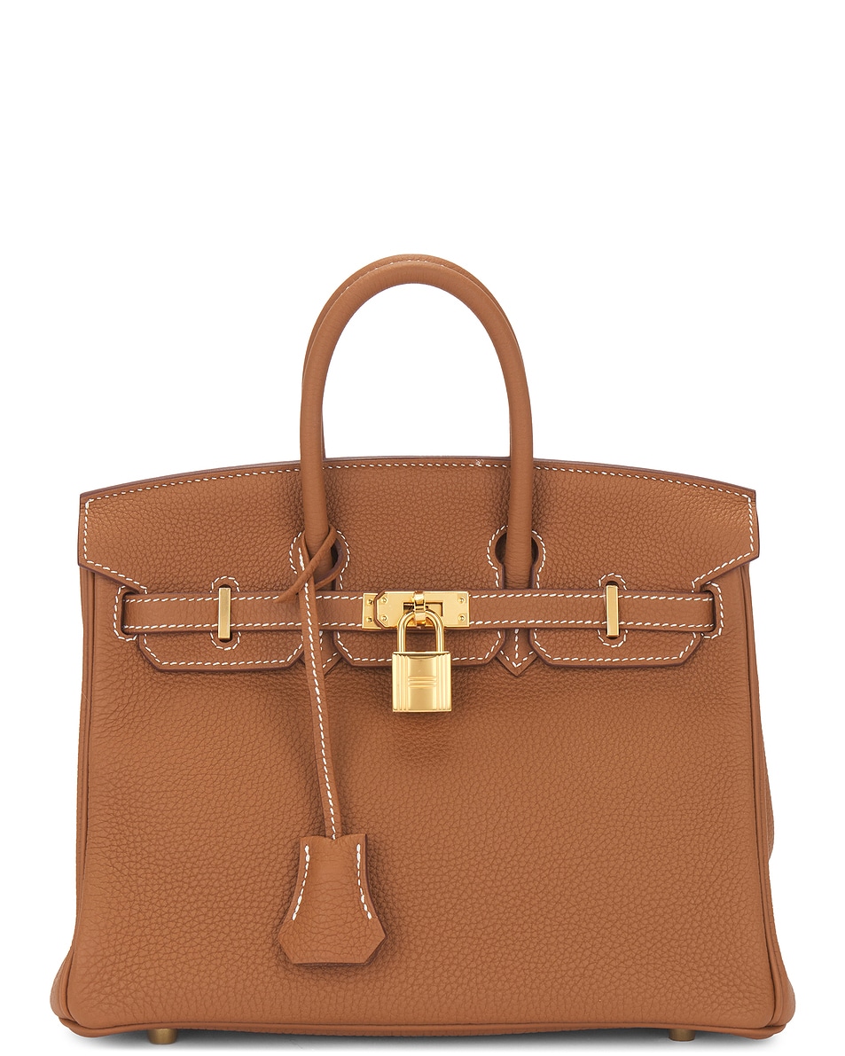 Image 1 of FWRD Renew Hermes Birkin 25 Handbag in Gold