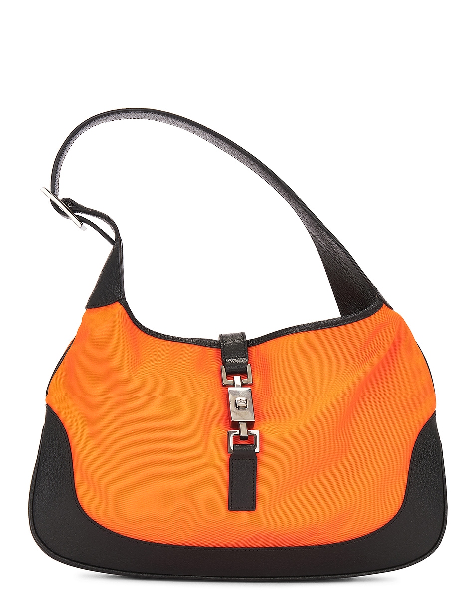 Image 1 of FWRD Renew Gucci Jackie Shoulder Bag in Orange