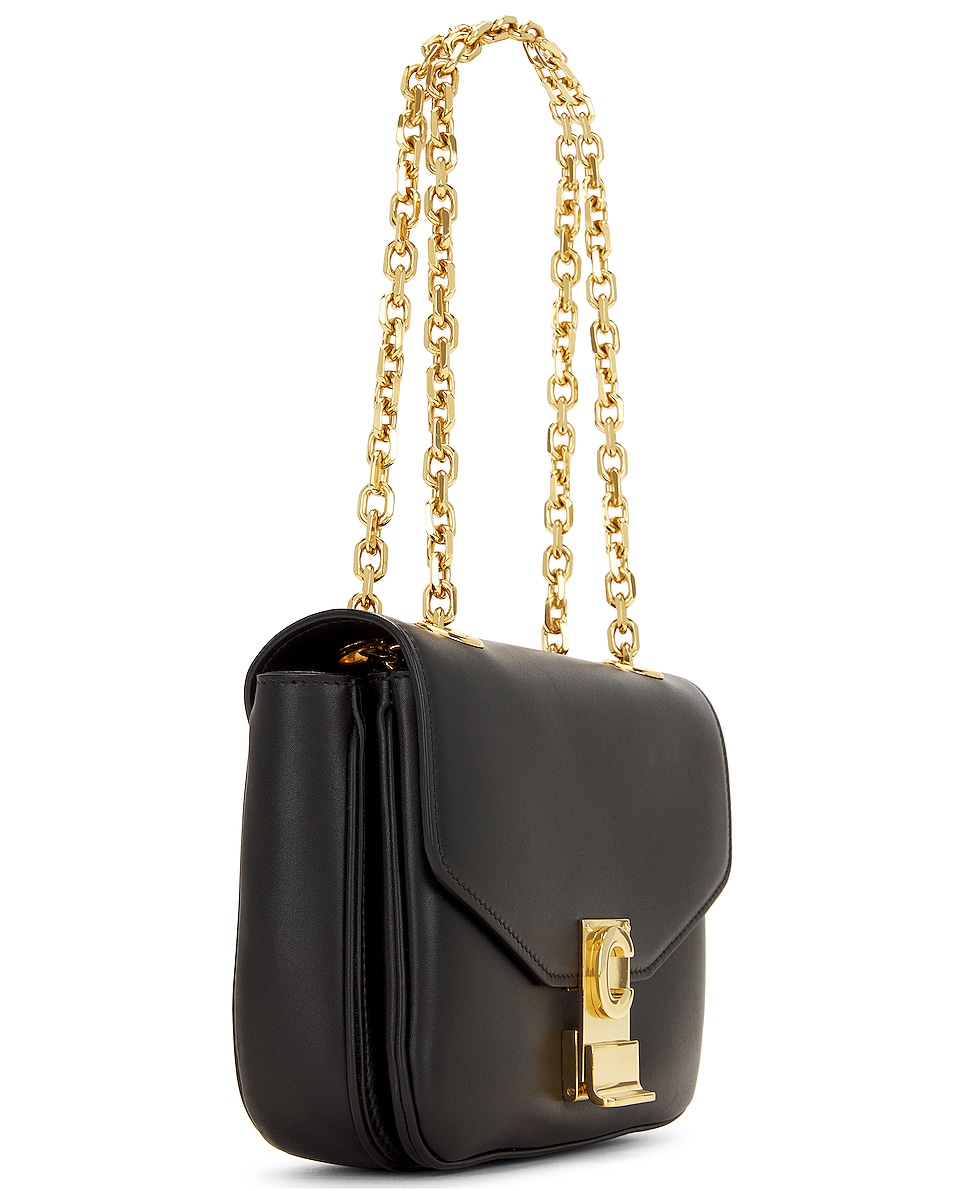 FWRD Renew Celine Small C Bag in Black FWRD