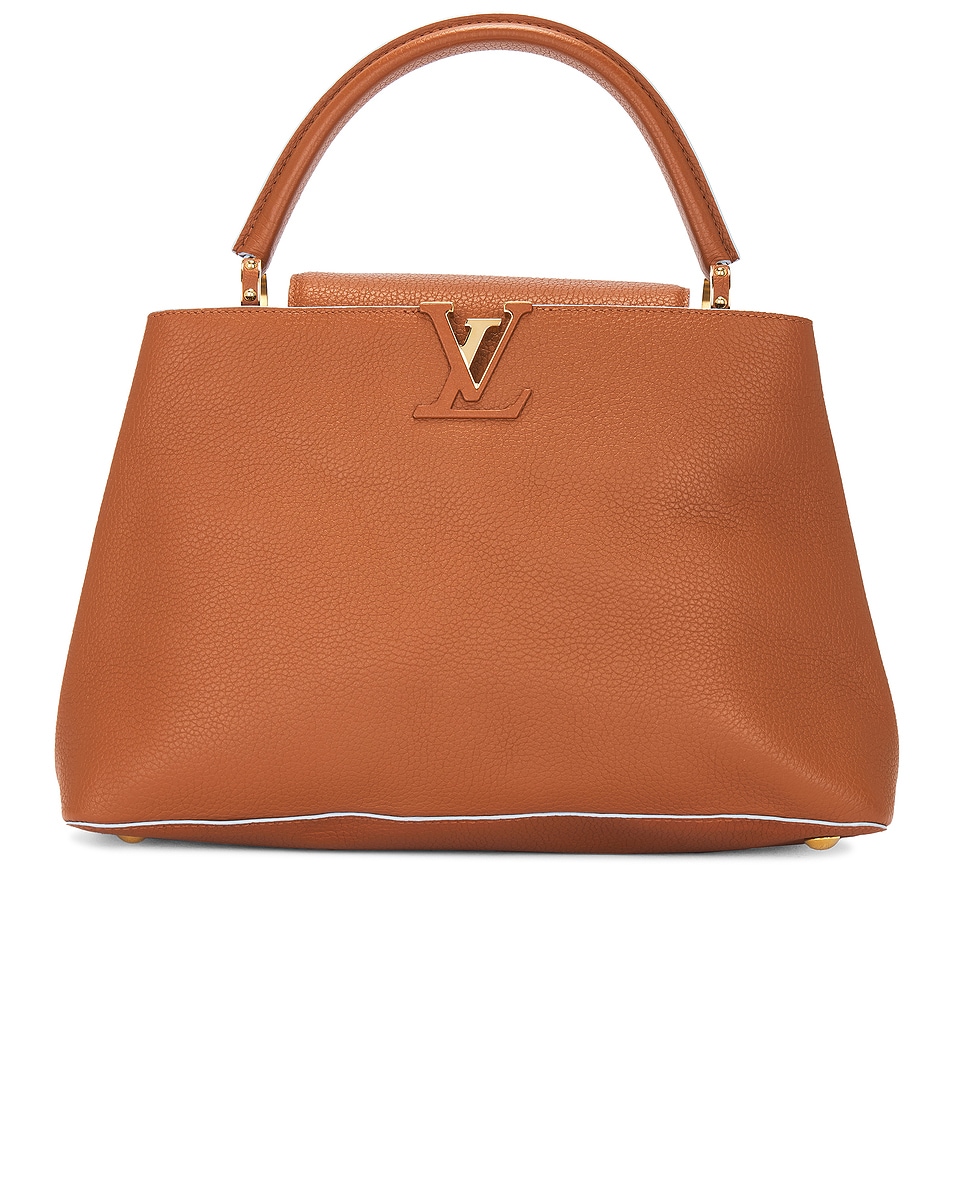 Image 1 of FWRD Renew Louis Vuitton Capucines Handbag in Brown