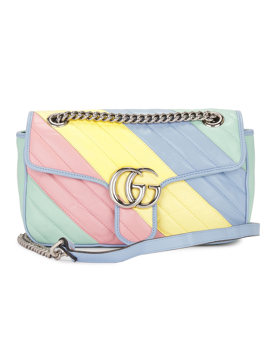 Image 1 of FWRD Renew Gucci GG Marmont Shoulder Bag in Multi