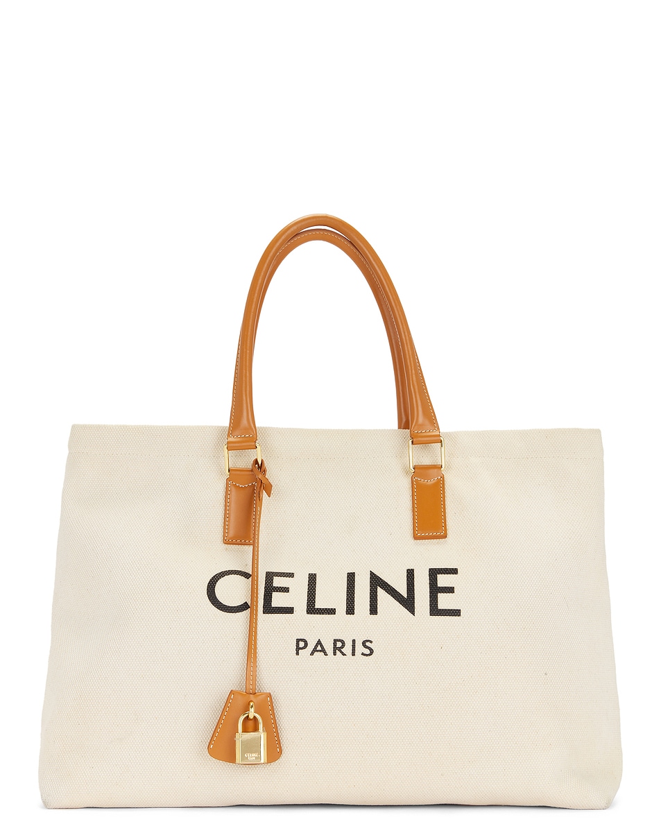 Image 1 of FWRD Renew Celine Horizontal Cabas Tote Bag in White