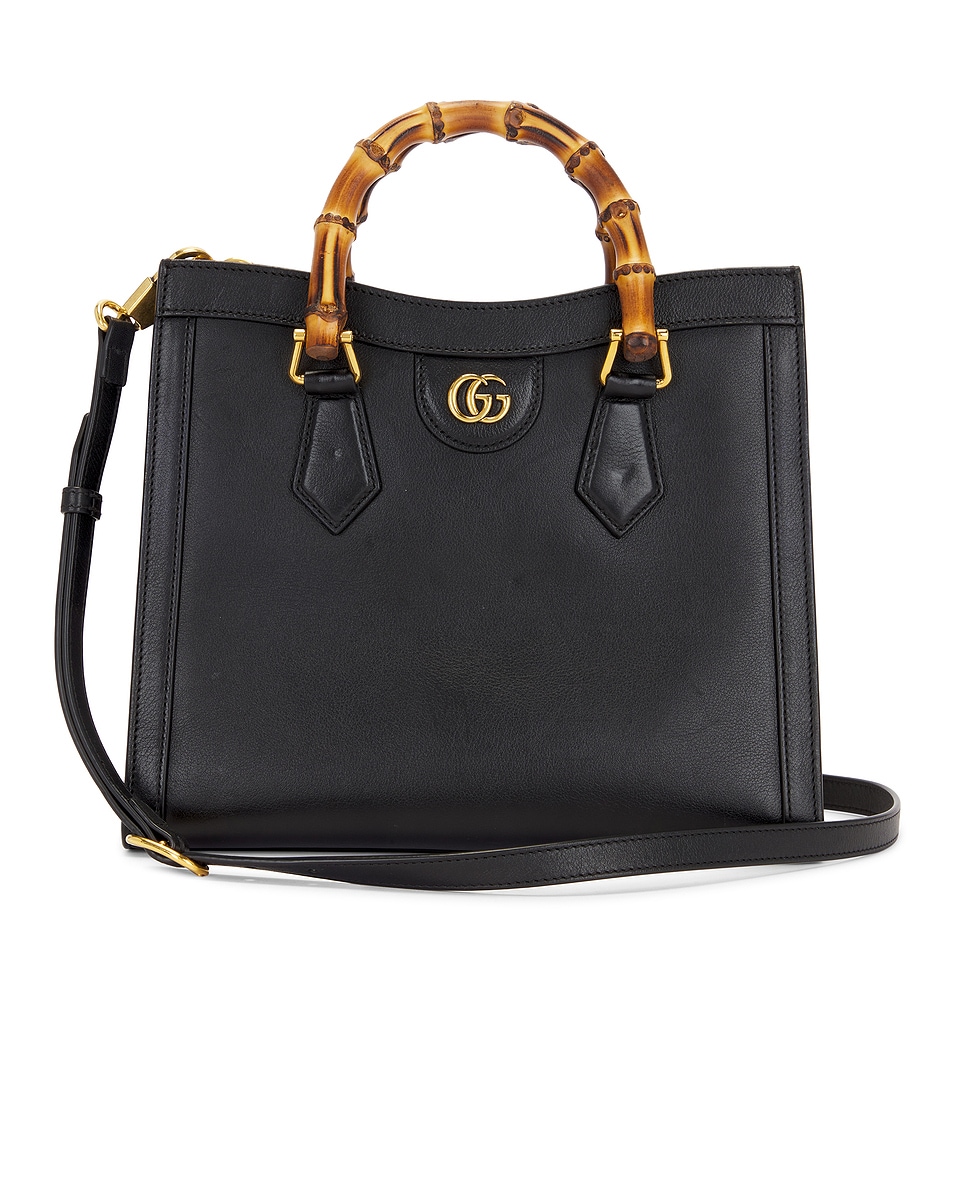 Image 1 of FWRD Renew Gucci Diana Handbag in Black