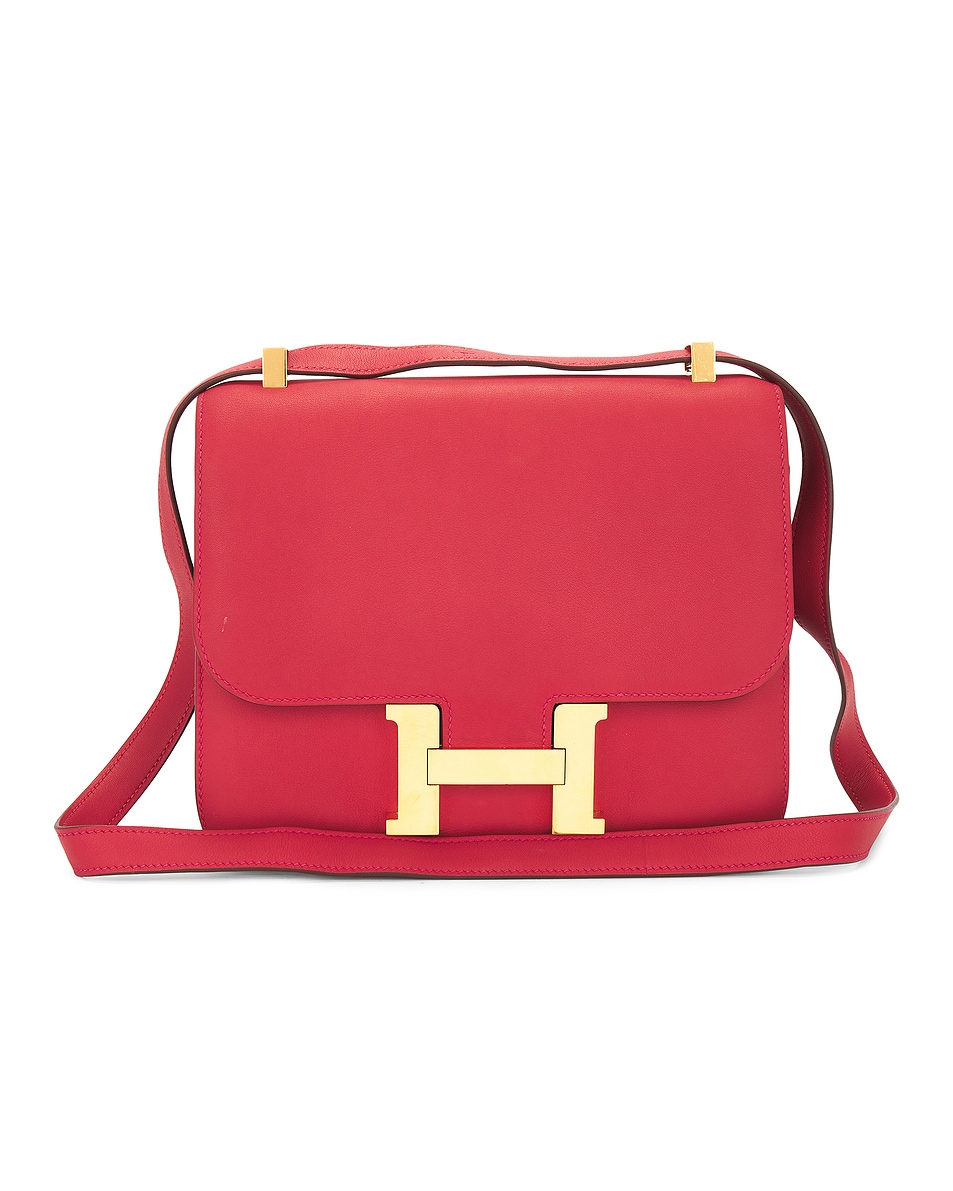 Image 1 of FWRD Renew Hermes Constance 24 Shoulder Bag in Red