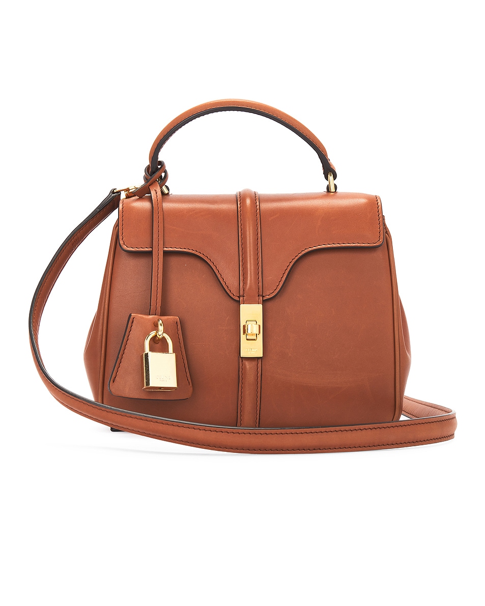 Image 1 of FWRD Renew Celine Mini 16 Handbag in Brown