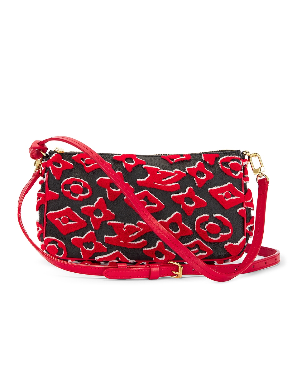 Image 1 of FWRD Renew Louis Vuitton Pochette Accessoires Shoulder Bag in Red