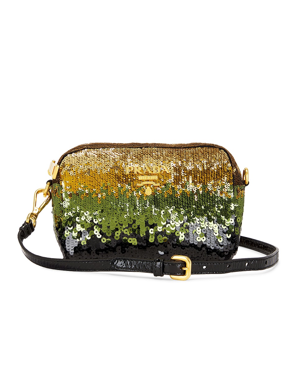 Image 1 of FWRD Renew Prada Spangle Shoulder Bag in Multi