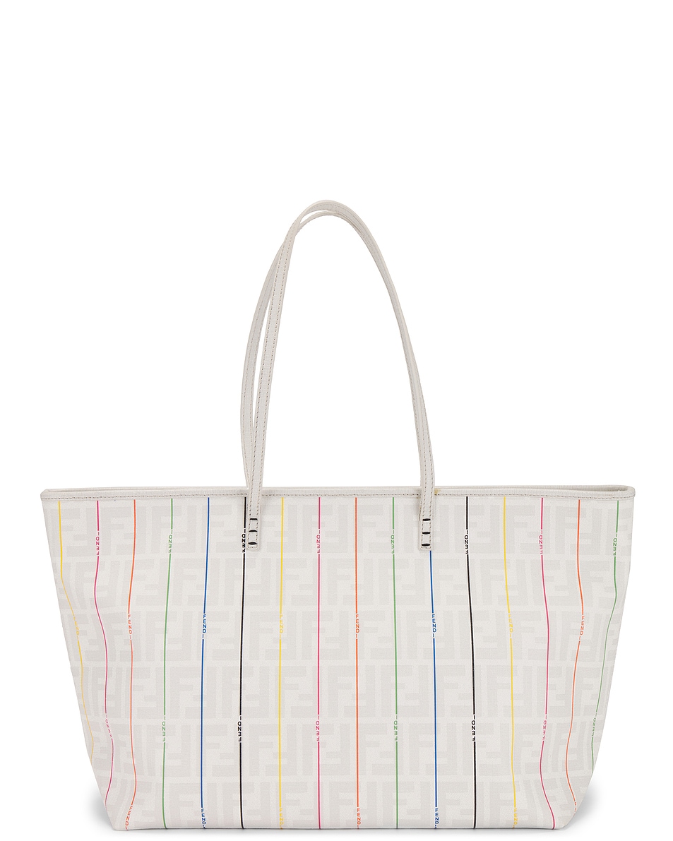 Image 1 of FWRD Renew Fendi Tote Bag in White