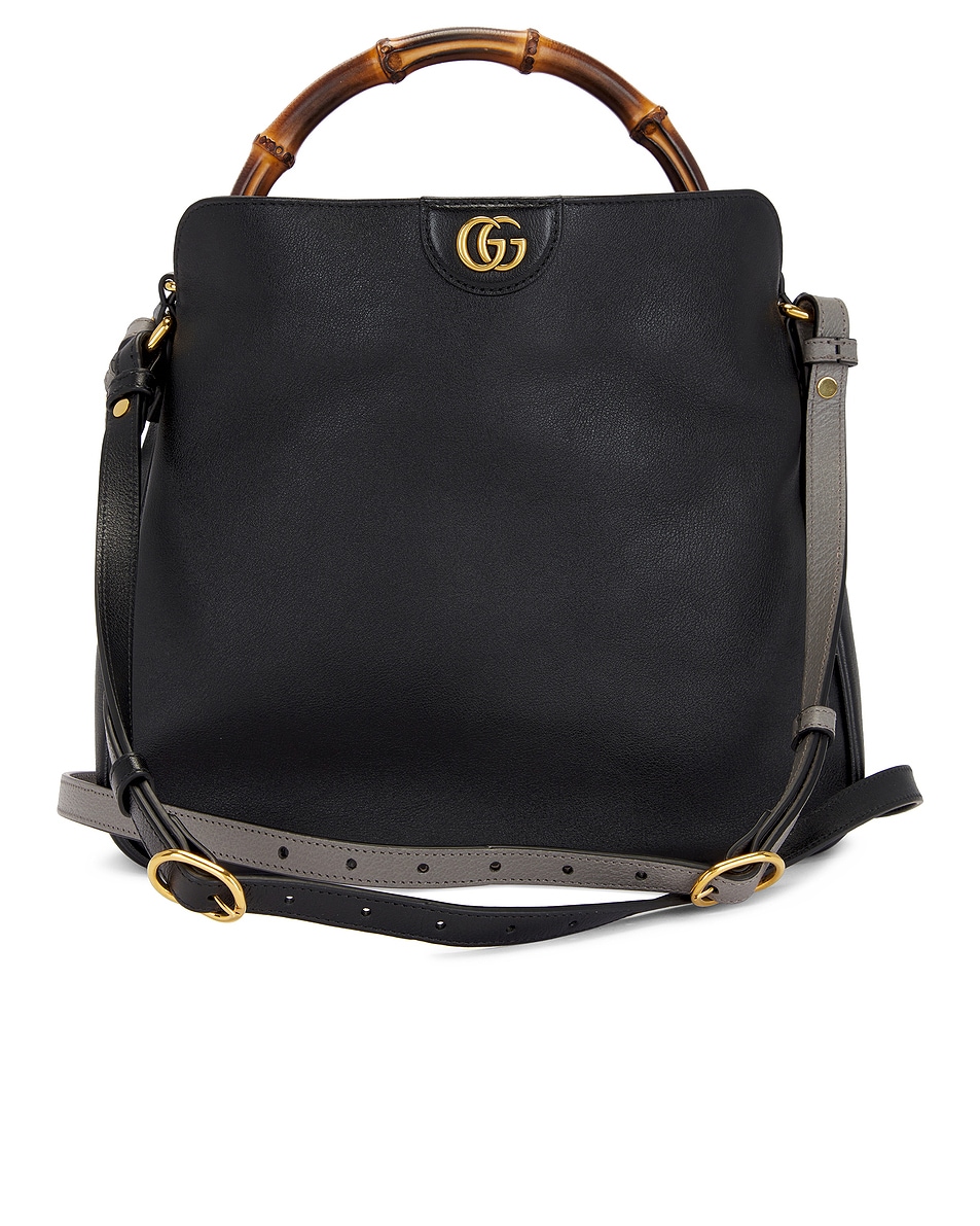 Image 1 of FWRD Renew Gucci Diana Handbag in Black