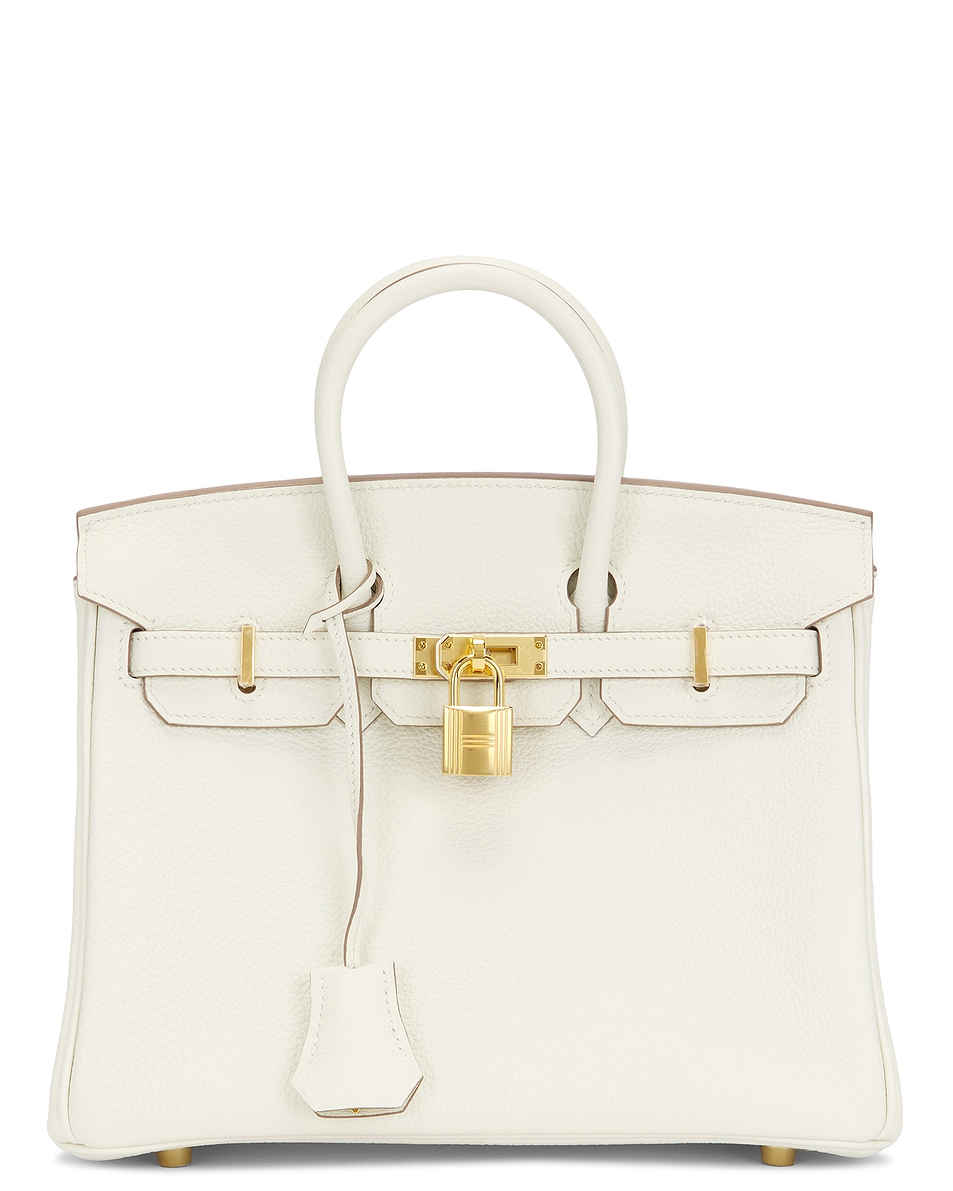 Image 1 of FWRD Renew Hermes Togo Birkin 25 Handbag in Mushroom