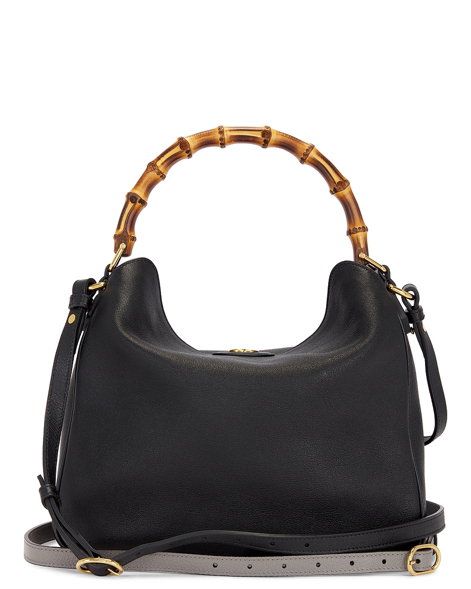 Image 1 of FWRD Renew Gucci Diana Handbag in Black