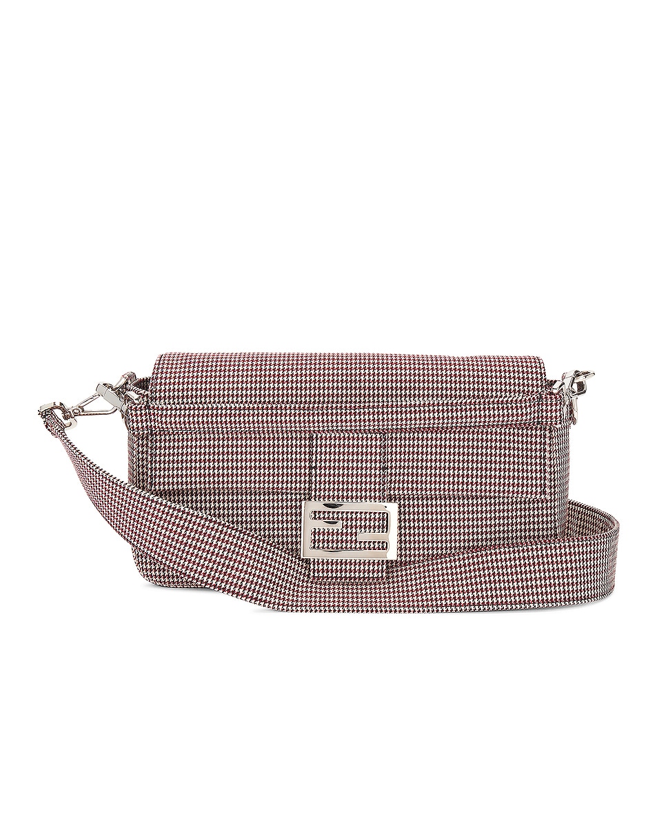 Image 1 of FWRD Renew Fendi Mama Baguette Shoulder Bag in Red