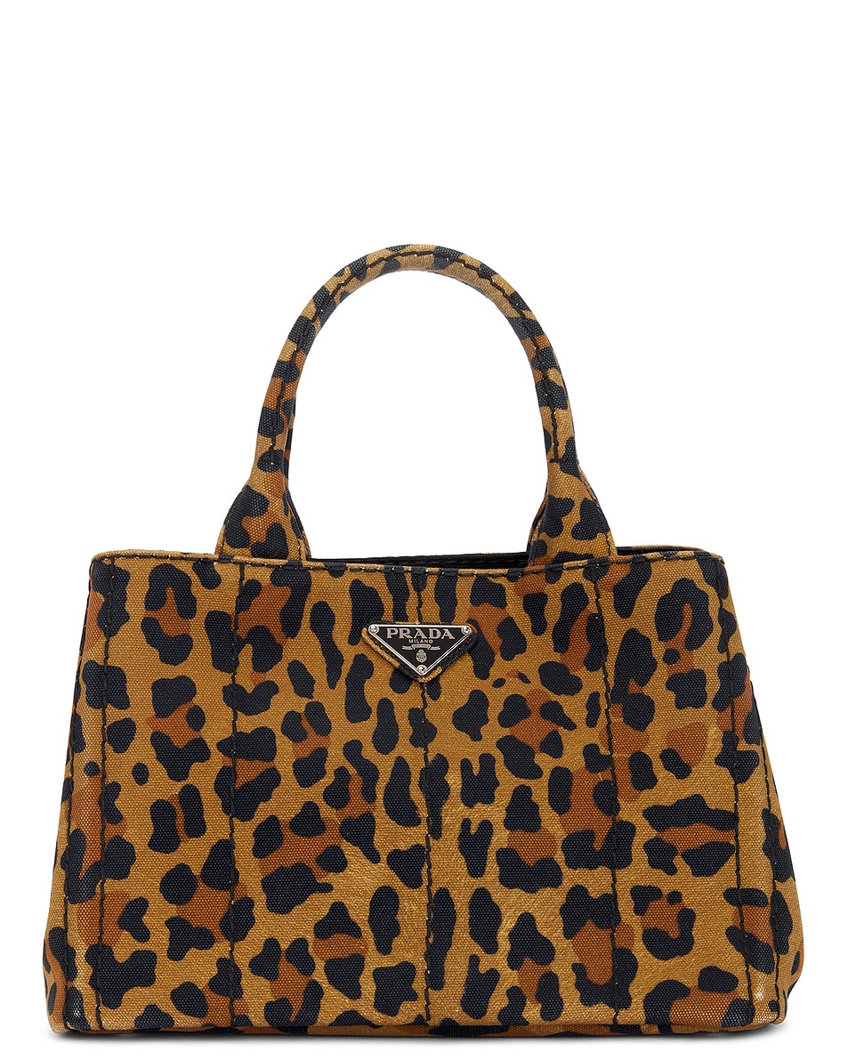 Image 1 of FWRD Renew Prada Canapa Tote Bag in Tan