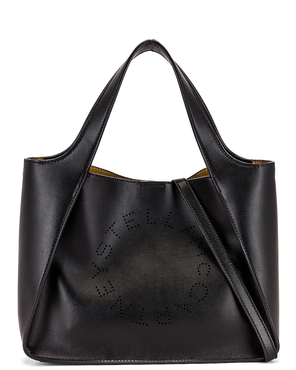 Image 1 of FWRD Renew Stella McCartney Logo Crossbody Bag in Black