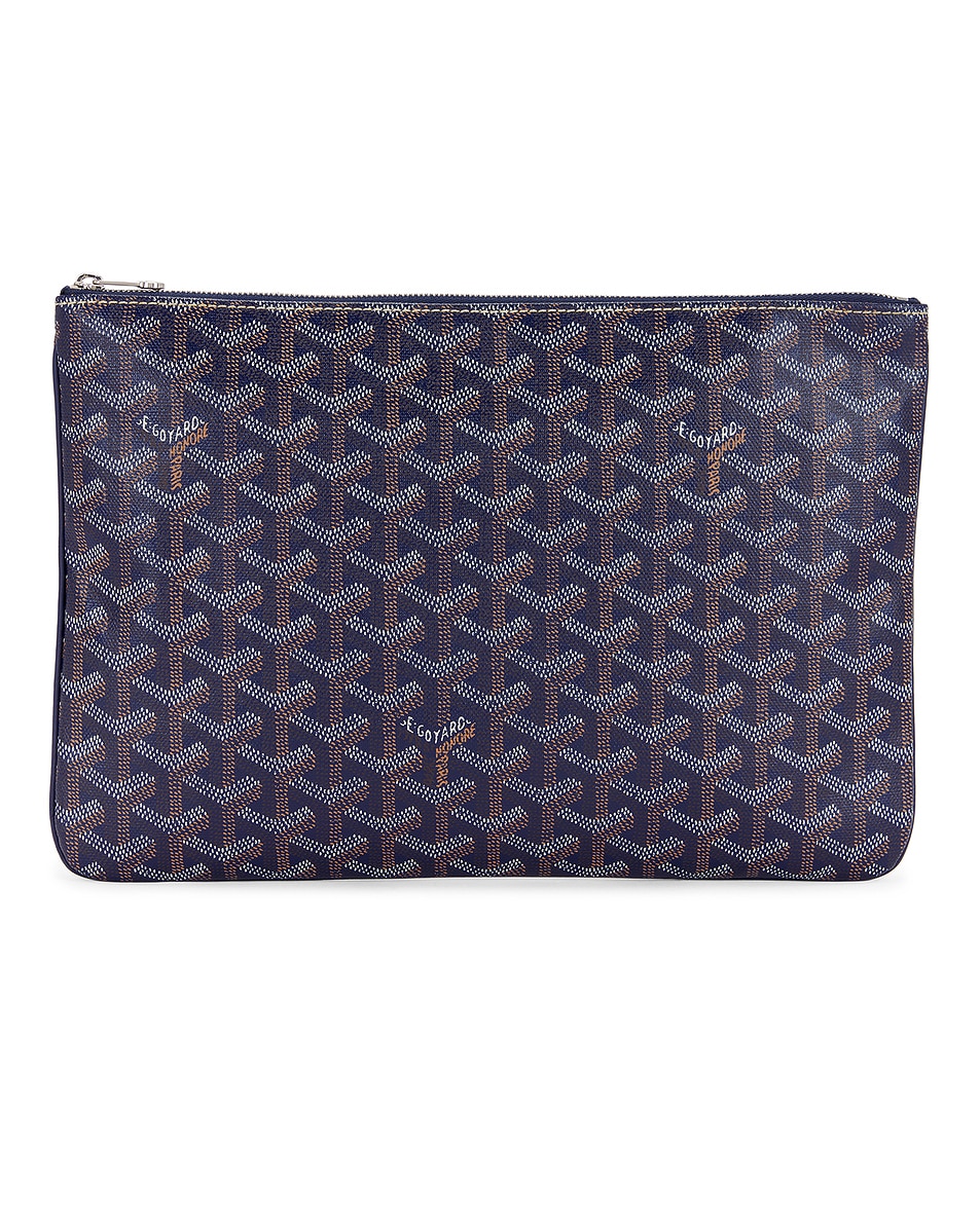 Image 1 of FWRD Renew Goyard Senna Pochette Bag in Navy