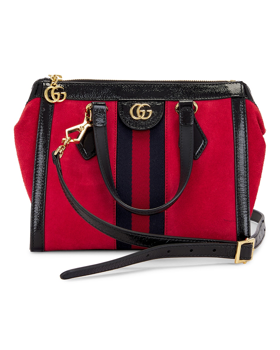 Image 1 of FWRD Renew Gucci Ophidia Handbag in Red