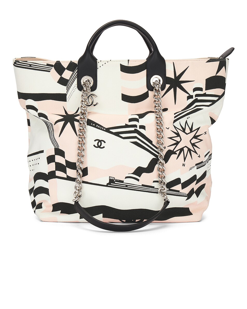 Image 1 of FWRD Renew Chanel Cruise Tote Bag in White