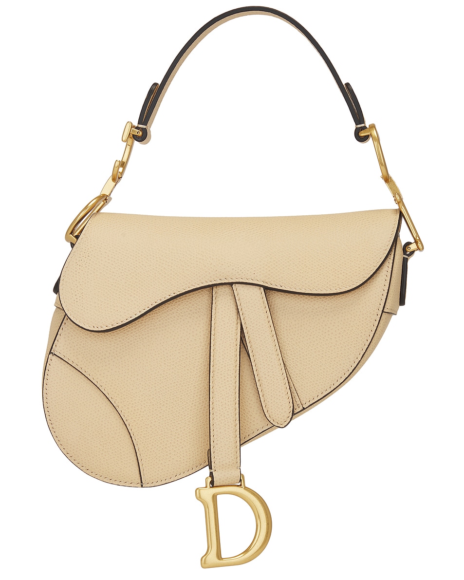 Image 1 of FWRD Renew Dior Saddle Bag in Ivory