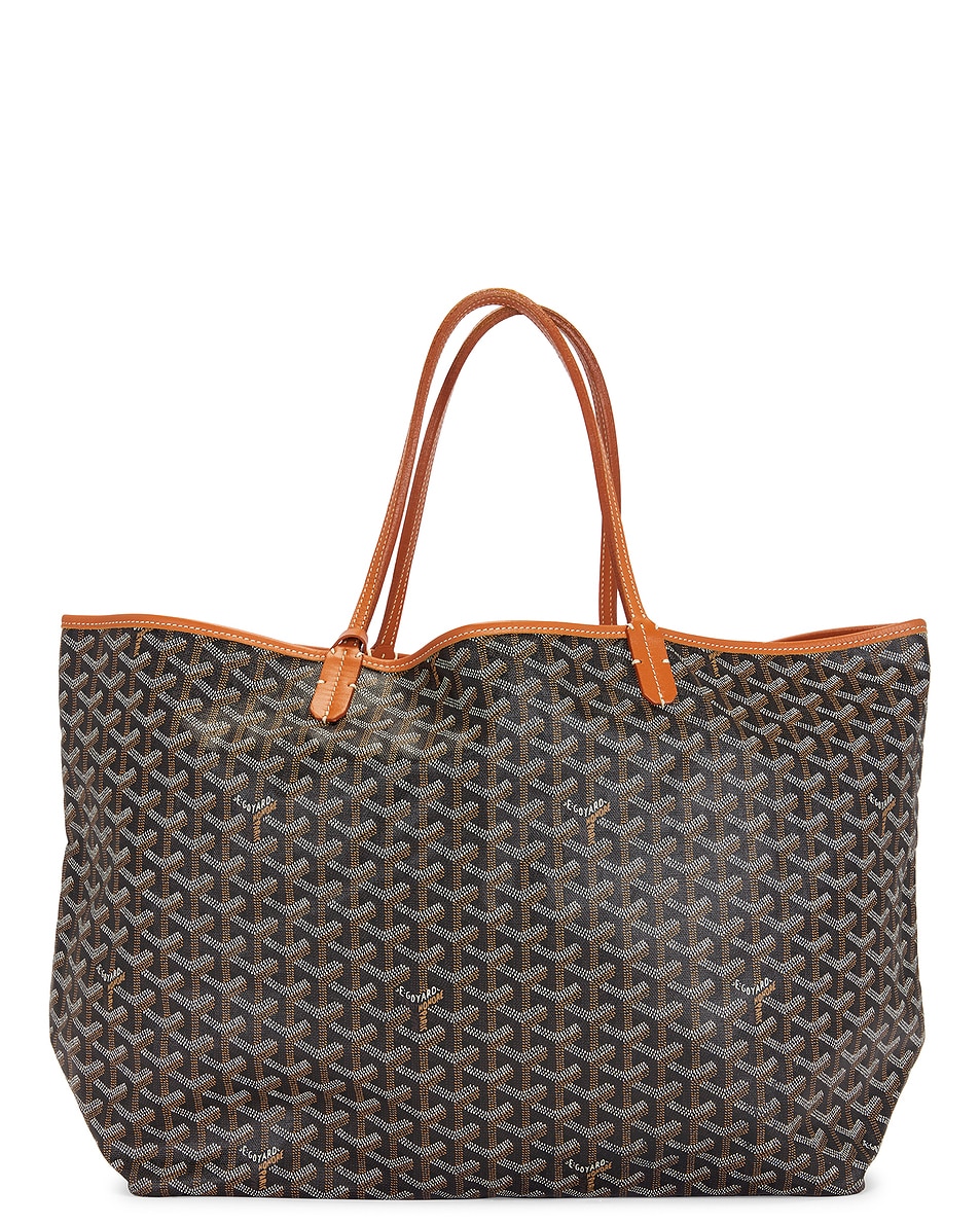 Image 1 of FWRD Renew Goyard Saint Louis GM Tote Bag in Black