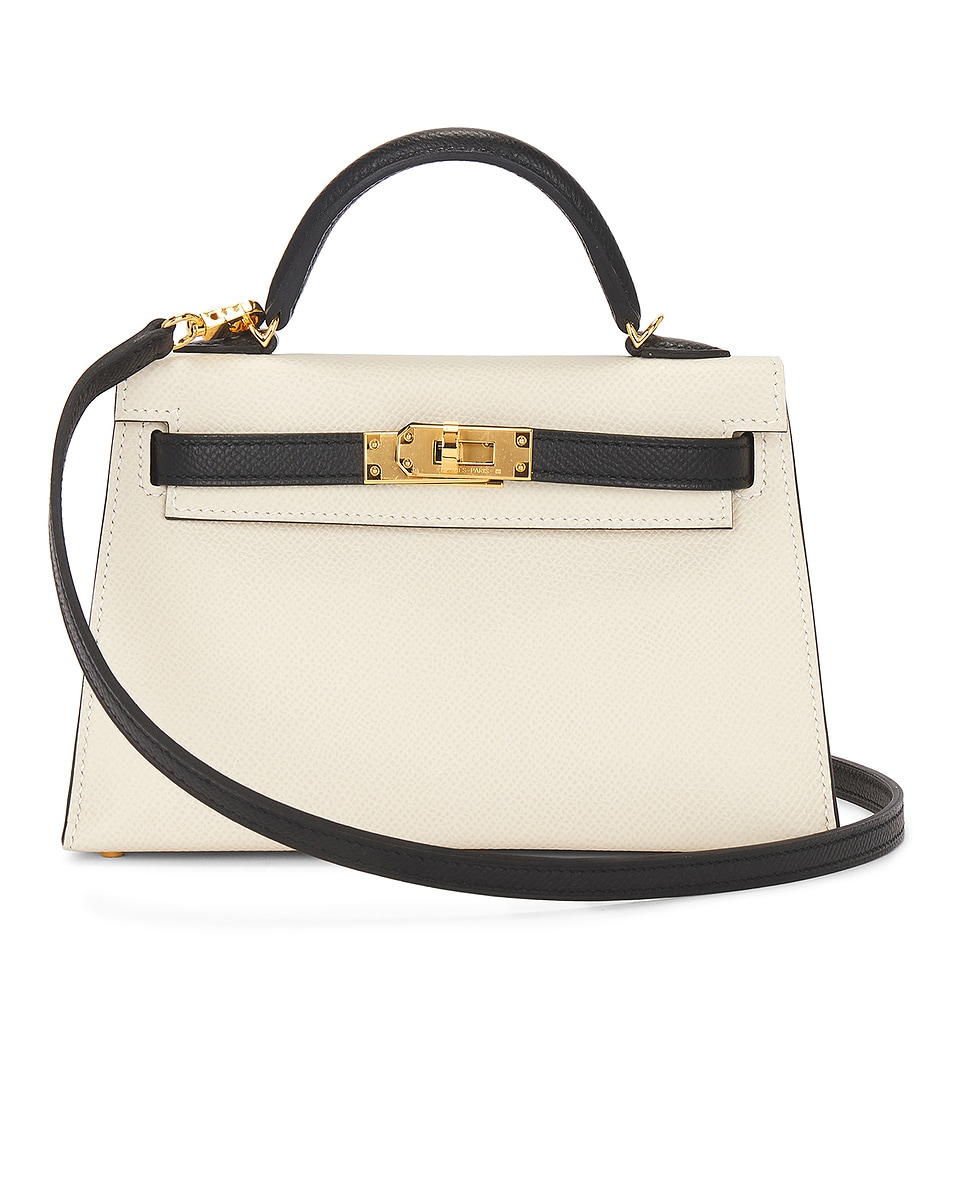 Image 1 of FWRD Renew Hermes Epsom Kelly Sellier 20 Handbag in Craie