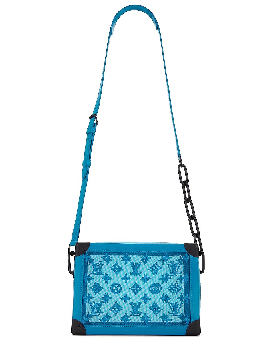 Image 1 of FWRD Renew Louis Vuitton Soft Trunk Mesh Bag in Turquoise